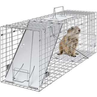 VEVOR Waschbärfalle Katzenfalle Marderfalle Wetterfeste robuste Lebendfalle Falle 2 Eingänge Tierfalle 785×254×305mm Lebend Kaninchenfalle Katzenfalle Drahtfalle für Marder Katze Waschbär VEVOR Waschbärfalle Katzenfalle Marderfalle Wetterfeste robuste Lebendfalle Falle 2 Eingänge Tierfalle 785×254×305mm Lebend Kaninchenfalle Katzenfalle Drahtfalle für Marder Katze Waschbär
