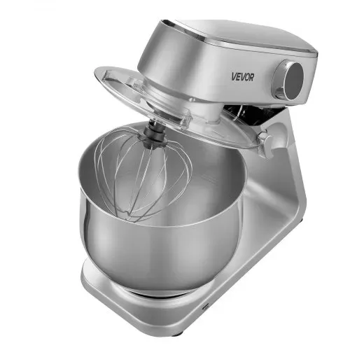 VEVOR Knetmaschine Küchenmaschine zum Backen, 1800 W Teigmaschine mit Edelstahlschüsseln (7,4 L) & Knethaken & Rührbesen & Schneebesen, 10-Gang einstellbare kippbare Rührmaschine Standmixer – Bild 9