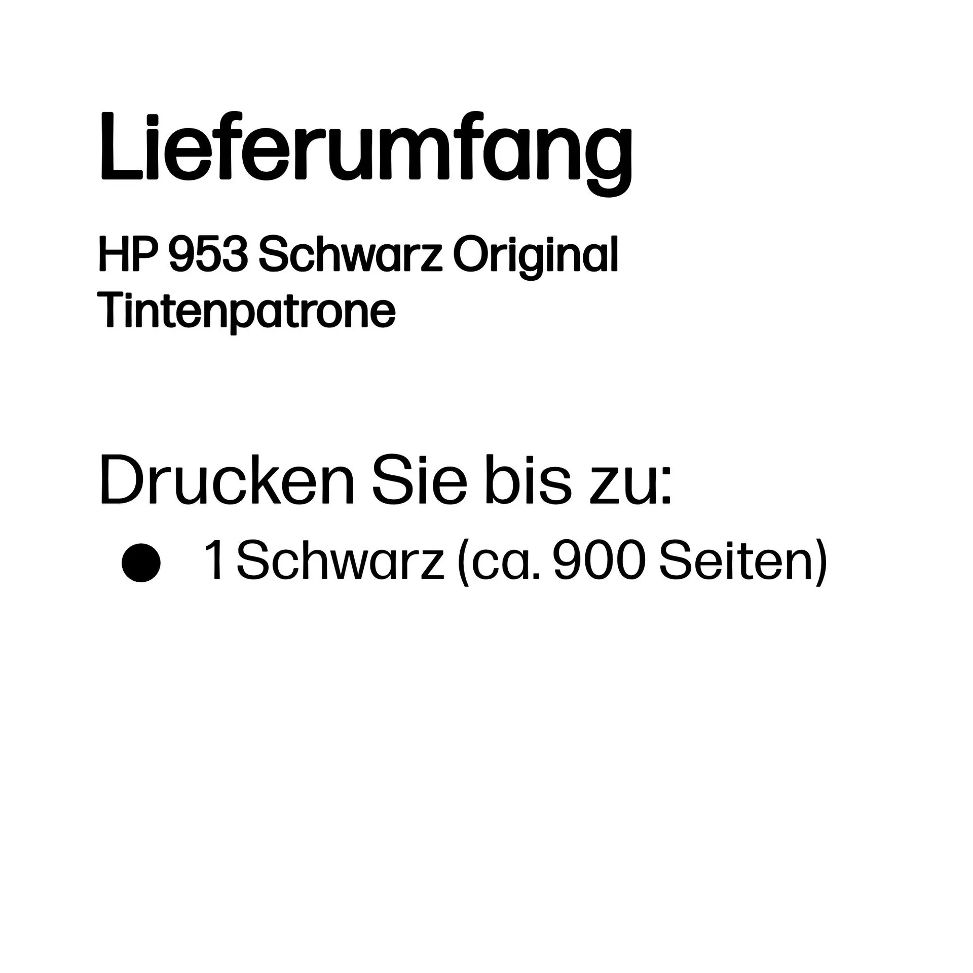 HP 953 Schwarz Original Tintenpatrone – Bild 3