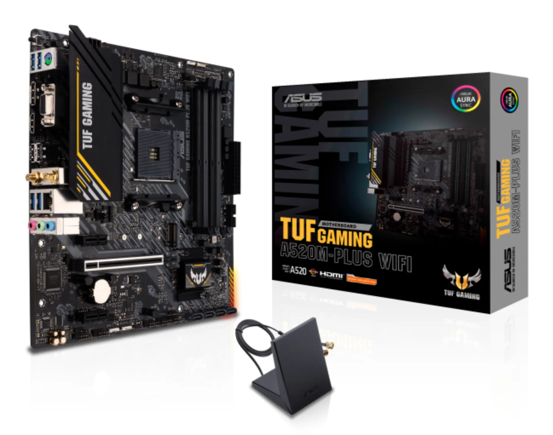 ASUS TUF GAMING A520M-PLUS WIFI AMD A520 Sockel AM4 micro ATX ASUS TUF GAMING A520M-PLUS WIFI AMD A520 Sockel AM4 micro ATX