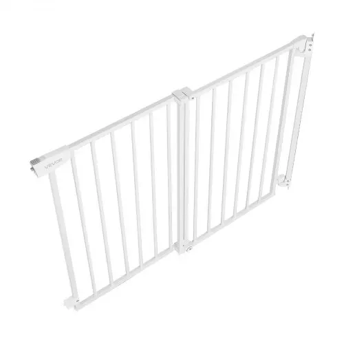 VEVOR Treppenschutzgitter 720–1085mm Verstellbare Breite, 920 mm Hohes Türschutzgitter, Kindergitter mit Bohrset (ohne Bodenstange), Kinderschutzgitter für Treppen, Türrahmen & Wohnräume, Weiß – Bild 10