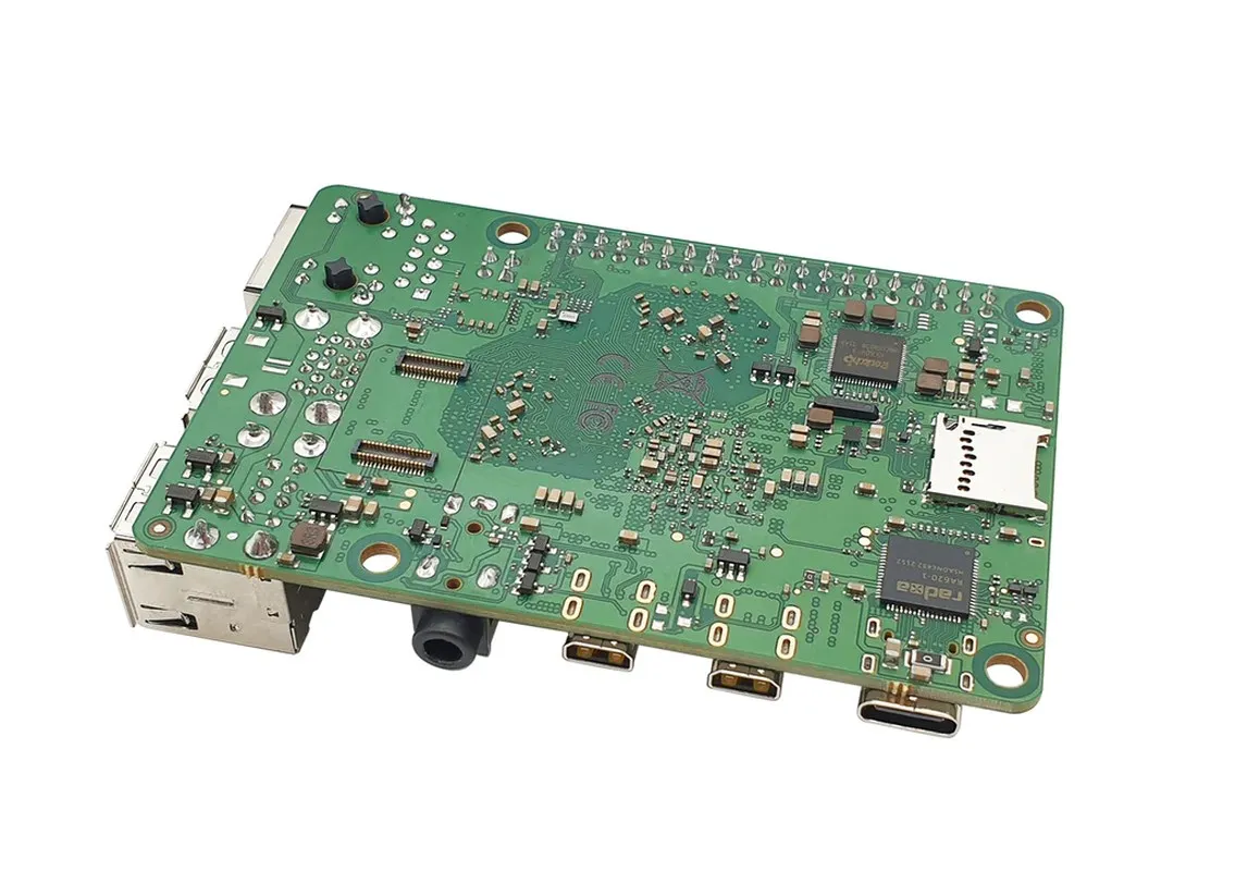 Rock 4 C+ 4GB RK3399T (mit Dualband 2,4/5GHz WLAN/Bluetooth 5.0) MicroHDMI RS114CPD4W2 – Bild 2