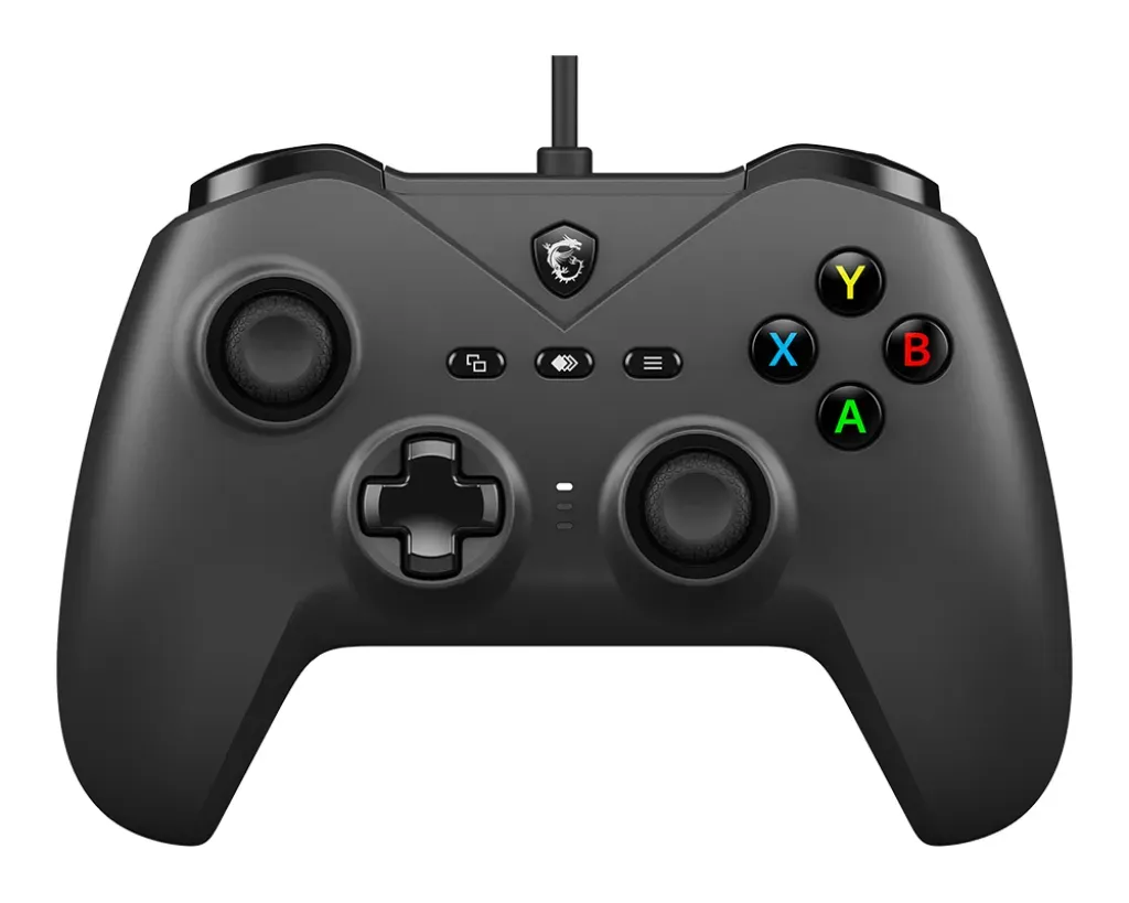 MSI FORCE GC200 Gaming-Controller Schwarz USB Gamepad Analog / Digital Android, PC MSI FORCE GC200 Gaming-Controller Schwarz USB Gamepad Analog / Digital Android, PC