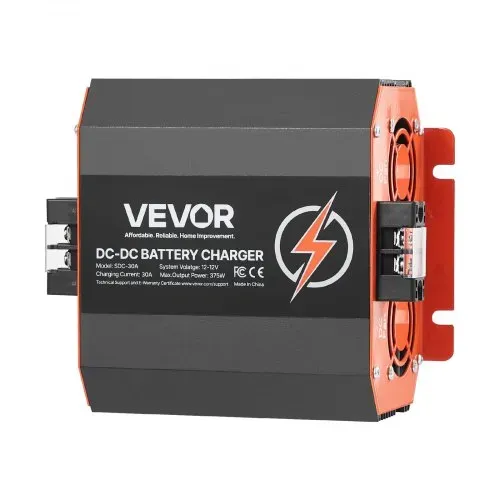VEVOR 12 V 30 A DC/DC-Batterieladegerät, 375 W, Ladegerät für Blei-Säure-, Lithium-, AGM-, GEL- & Nassbatterien, intelligentes mehrstufiges Laden, für Wohnmobile, Nutzfahrzeuge, Boote, Yachten – Bild 9