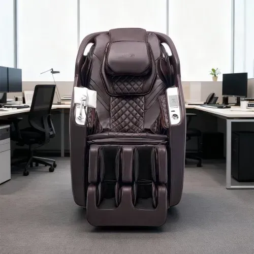 VEVOR Massagesessel Ganzkörpermassagesessel Zero Gravity mit SL-Schiene & Yoga-Stretch-Modus, Relaxsessel mit Heizung & einziehbarem Pedal & 36 Airbags & LCD-Bildschirm Massagestuhl 4D-Massage – Bild 7