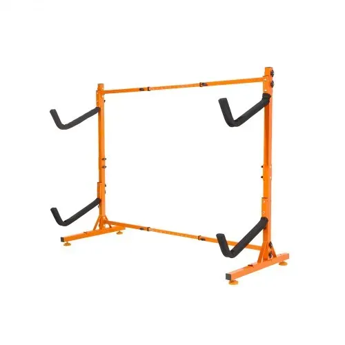 VEVOR Kayak Halterung Kajak Aufhänger 1265 x 788 x 1380 mm, Freistehender Kajakständer 2 Kajaks 1230–1825 mm Breitenverstellbereich, Kajak Aufbewahrungsregal Robuste Kajak-Aufbewahrungshaken – Bild 9