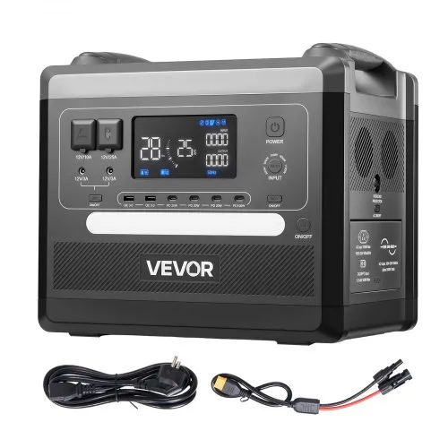 VEVOR Tragbare Powerstation, 2400W 2160Wh Solargenerator mit 10 Ausgängen und einstellbarer Eingangsleistung, erweiterbarer LiFePO4-Akku für Zuhause, Camping und Wohnmobil (Solarpanel NICHT enthalten) VEVOR Tragbare Powerstation, 2400W 2160Wh Solargenerator mit 10 Ausgängen und einstellbarer Eingangsleistung, erweiterbarer LiFePO4-Akku für Zuhause, Camping und Wohnmobil (Solarpanel NICHT enthalten)