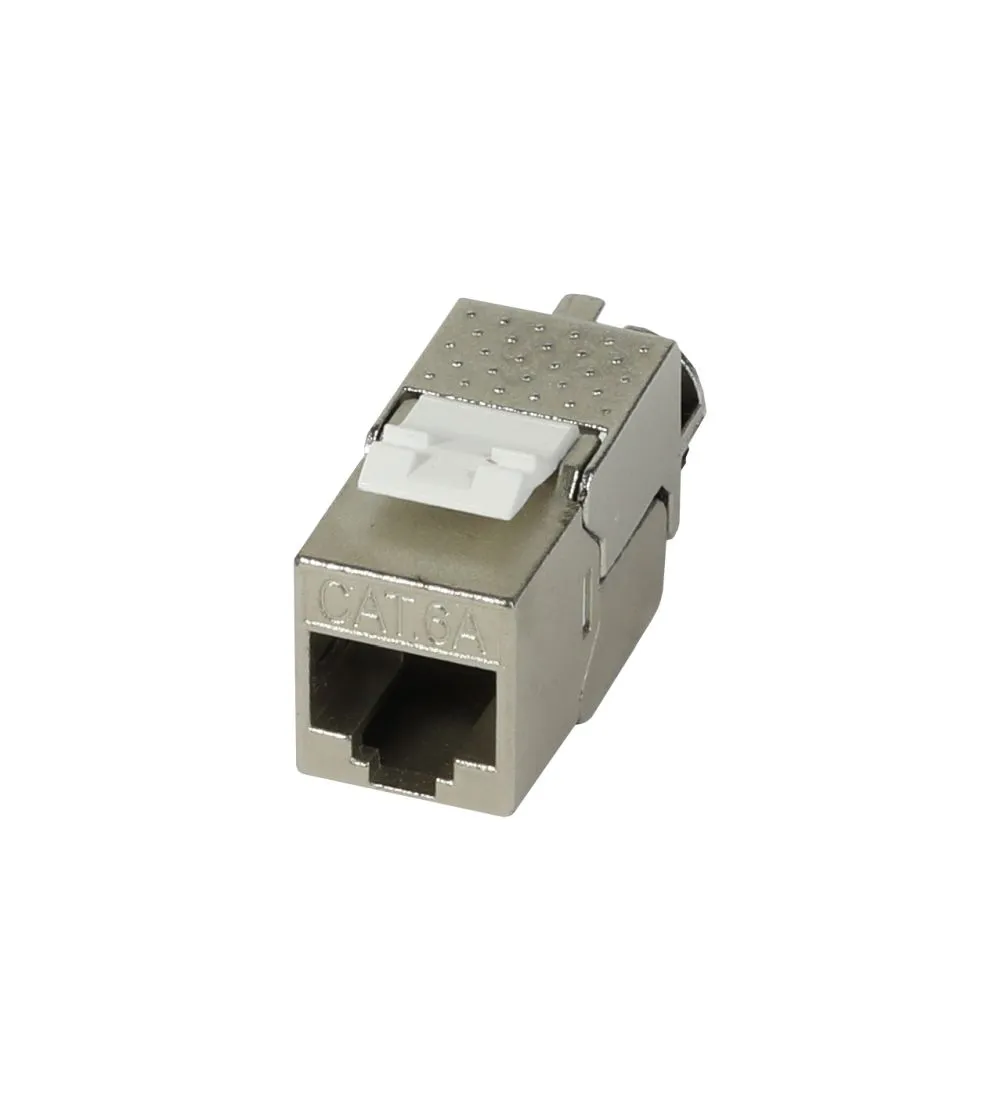Keystone, Modul, TP-Buchse(RJ45), CAT6A, 500MHz, Slim-line, mit Kabelklemme, Synergy 21, – Bild 9