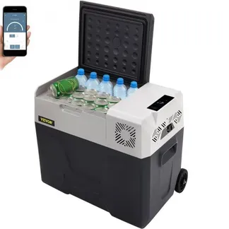 VEVOR 50L Autokühlschrank Kompressorkühlbox Edelstahl Urlaub Isolierbox Mini Kühlschrank Kühlbox Auto und Steckdose VEVOR 50L Autokühlschrank Kompressorkühlbox Edelstahl Urlaub Isolierbox Mini Kühlschrank Kühlbox Auto und Steckdose