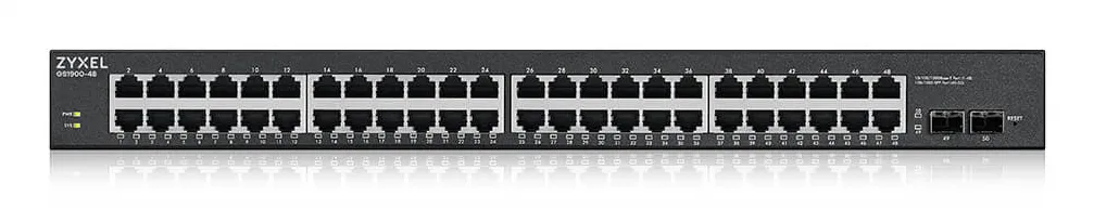 Zyxel GS1900-48HPv2 Managed L2 Gigabit Ethernet (10/100/1000) Power over Ethernet (PoE) Schwarz Zyxel GS1900-48HPv2 Managed L2 Gigabit Ethernet (10/100/1000) Power over Ethernet (PoE) Schwarz