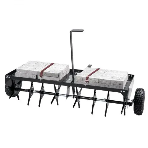 VEVOR Aerifizierer, 1500x980x885 mm, Rasenbelüfter zum Hinterherziehen mit Universalkupplung, Aufsitzmäher mit abwechselnd angeordneten Eisenspikes, Rasenlüfter für Gärten, Rasenflächen, Bauernhöfe – Bild 10