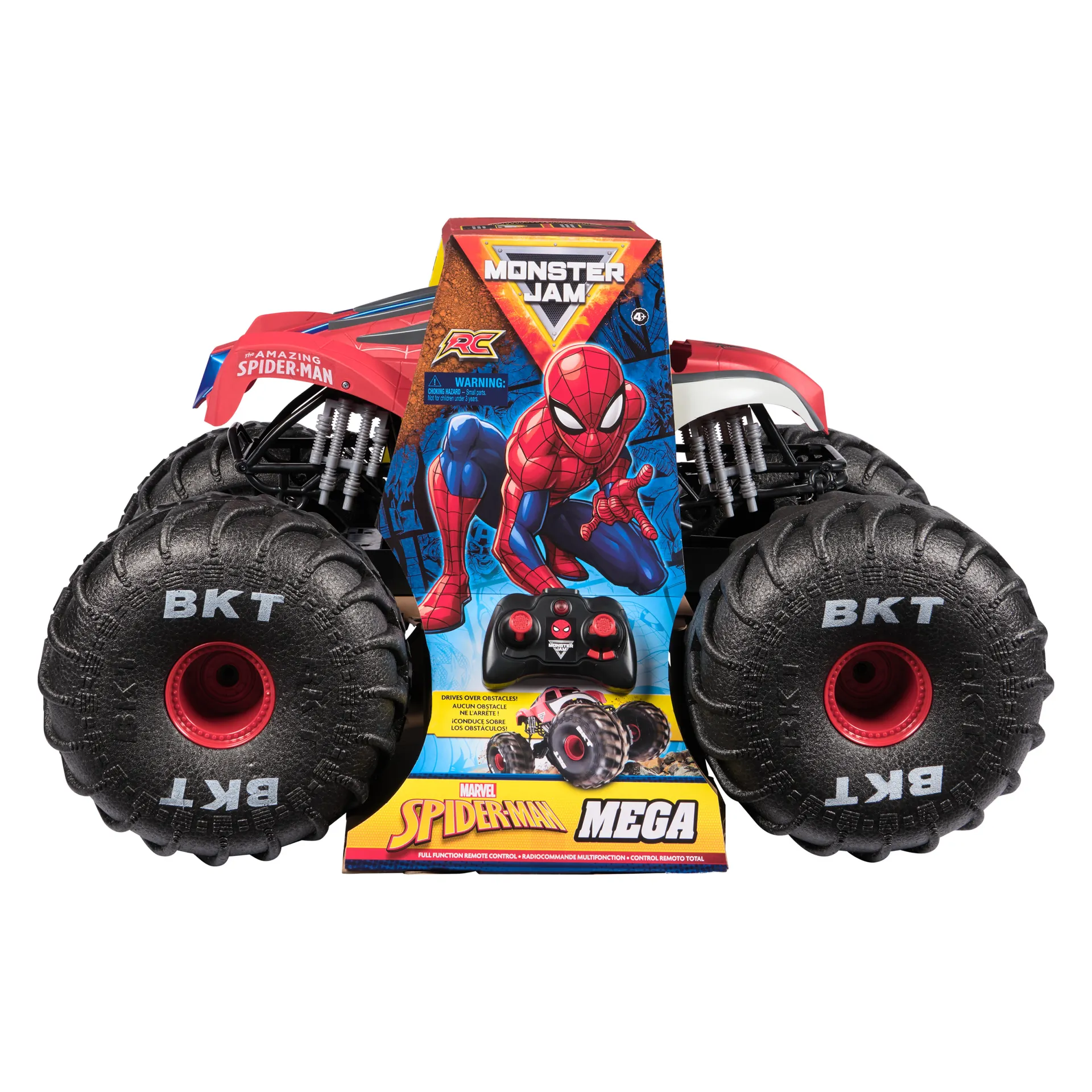 Monster Jam Marvel Mega Spider-Man RC Gelände-Monster Truck, über 61cm lang, Maßstab 1:6, Superhelden-Spielzeug ab 4 Jahren – Bild 2