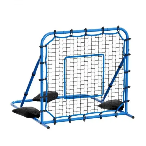 VEVOR Fußball Rebounder 108 x 109 cm, Rückprallnetz mit Verstellbarem Winkel & Robustem Eisenrahmen, PE-Trainingsnetz für Ballkontrolle & Passtraining, Balltrainingsgerät für Jugendliche & Erwachsene – Bild 8