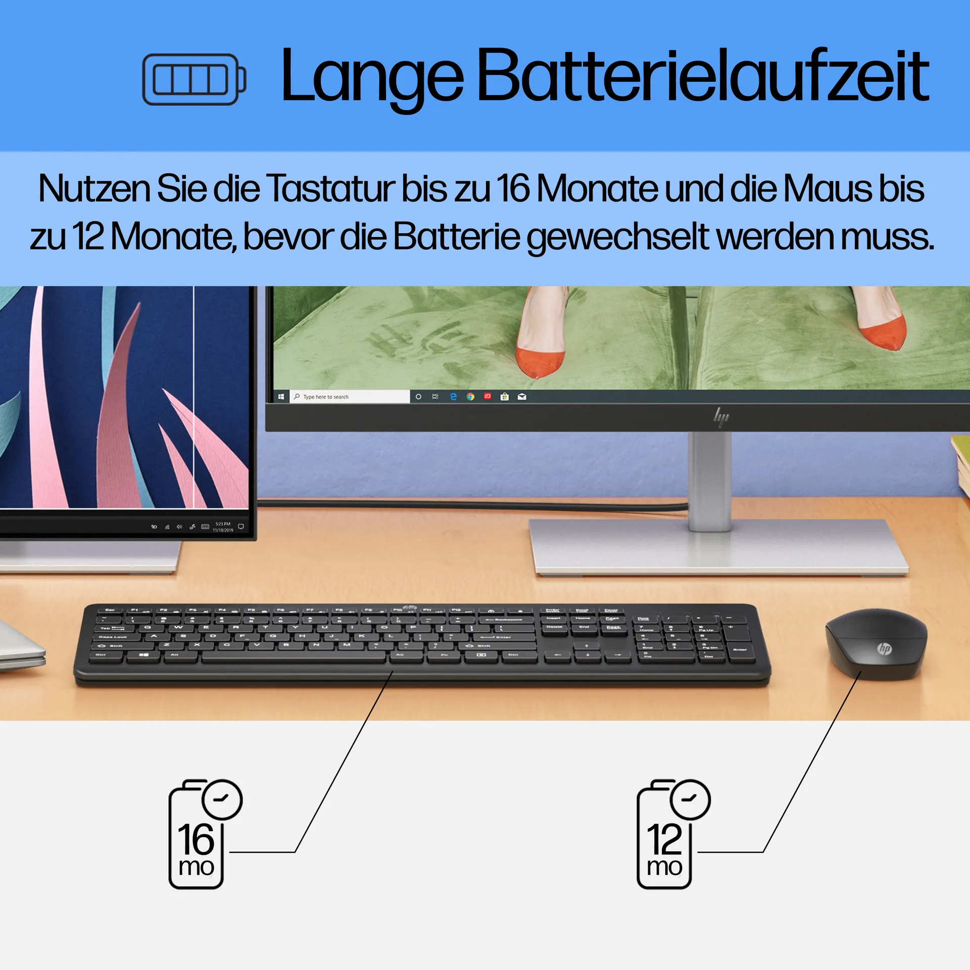 HP 230 Wireless-Maus und -Tastatur (kombiniert) – Bild 6