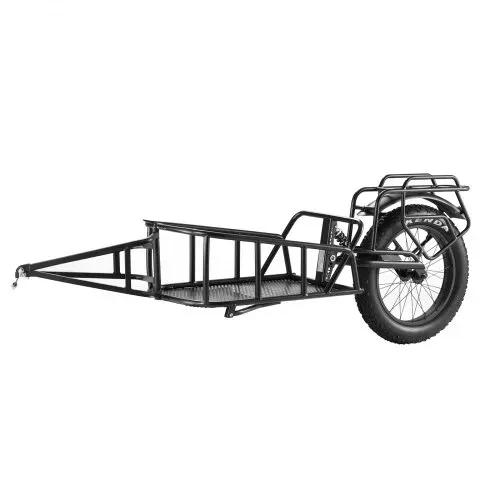 VEVOR Fahrradanhänger, 32 kg Tragkraft, Fahrradanhänger, Schnellverschlusskonstruktion mit Universalkupplung, 50,8 cm Räder, passend für die meisten Fahrradräder, Rahmen aus Karbonstahl – Bild 8