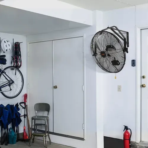 VEVOR Wandventilator, 57 cm, wasserdichter oszillierender Wandventilator, 3 Geschwindigkeiten, 4150 CFM, gewerblicher Wohnventilator zur Kühlung von Lager, Gewächshaus, Werkstatt, Terrasse, Schwarz – Bild 7