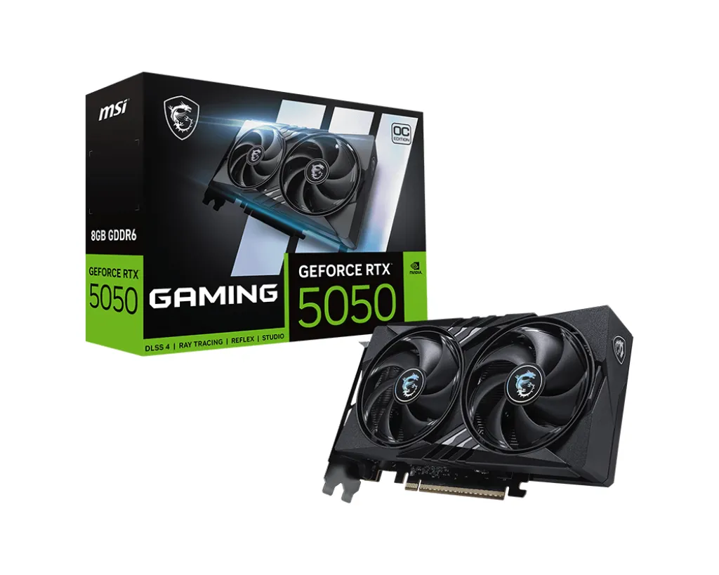 MSI GeForce RTX 5050 8G GAMING OC NVIDIA 8 GB GDDR6 MSI GeForce RTX 5050 8G GAMING OC NVIDIA 8 GB GDDR6