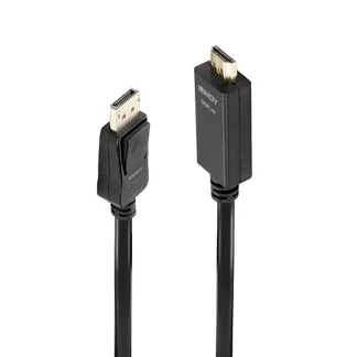 Lindy 36923 Videokabel-Adapter 3 m DisplayPort HDMI Typ A (Standard) Schwarz Lindy 36923 Videokabel-Adapter 3 m DisplayPort HDMI Typ A (Standard) Schwarz