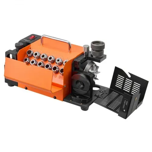 VEVOR Bohrerschleifgerät MR-13A, 3-15 mm, mit 95°-135° einstellbarem Spitzenwinkel, 4600 U/min Hochgeschwindigkeits-Nachschärfmaschine mit 13 Spannzangen & CBN-Schleifscheibe für Werkstätten & Garagen – Bild 10
