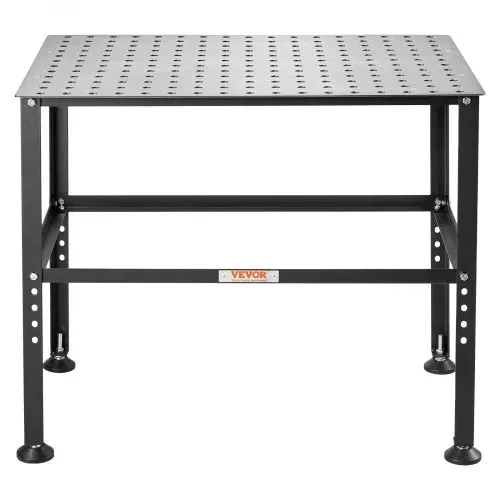 VEVOR Schweißtisch 914,4x609,4x784,8mm, Montagetisch mit einer Tragkraft von 362kg, Werkbank mit 16mm Befestigungslöchern & rutschfesten Fußpolstern für Schweißmontage- & Reparaturarbeiten – Bild 8