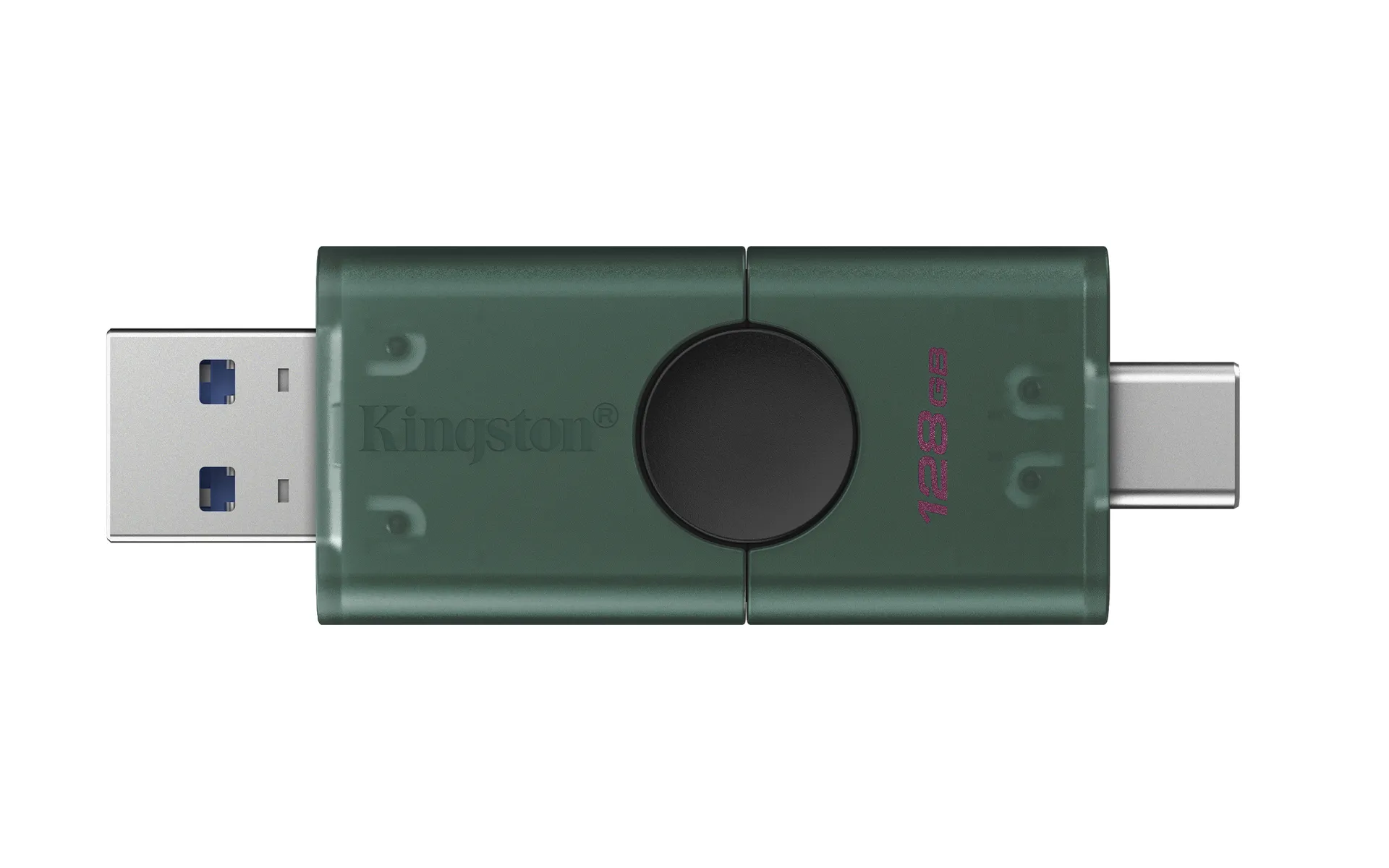 Kingston Technology DataTraveler DuoG2 USB-Stick 128 GB USB Type-A / USB Type-C 3.2 Gen 1 (3.1 Gen 1) Schwarz, Grün – Bild 2