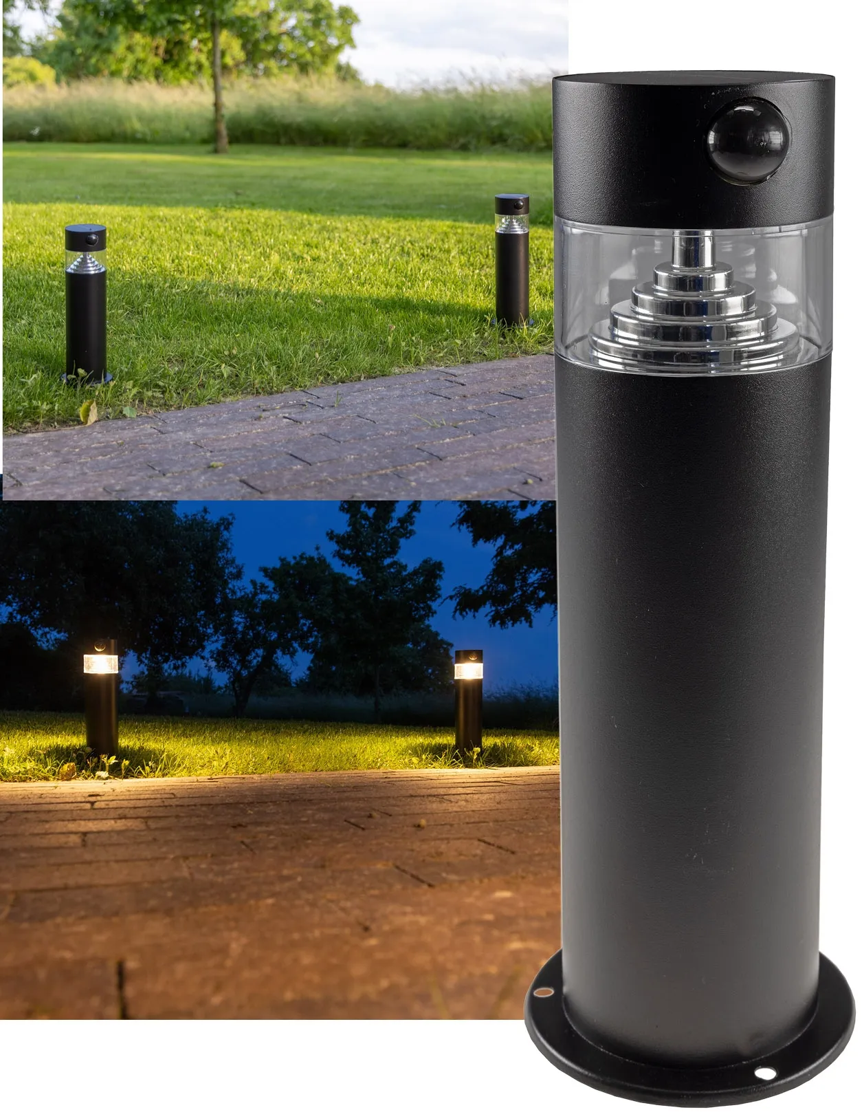 LED Solar Wegeleuchte „SWL-AS30“ IP44, warmweiß 3000K, PIR Sensor, 30cm LED Solar Wegeleuchte „SWL-AS30“ IP44, warmweiß 3000K, PIR Sensor, 30cm