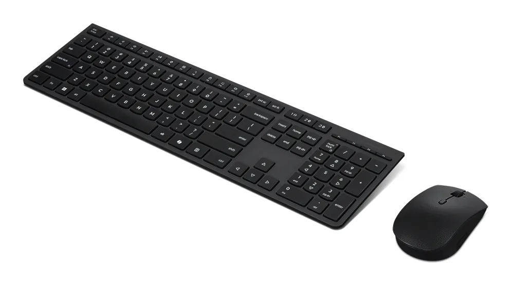 Lenovo 4X31R64328 Tastatur Maus enthalten Büro RF Wireless + Bluetooth Deutsch Schwarz – Bild 3