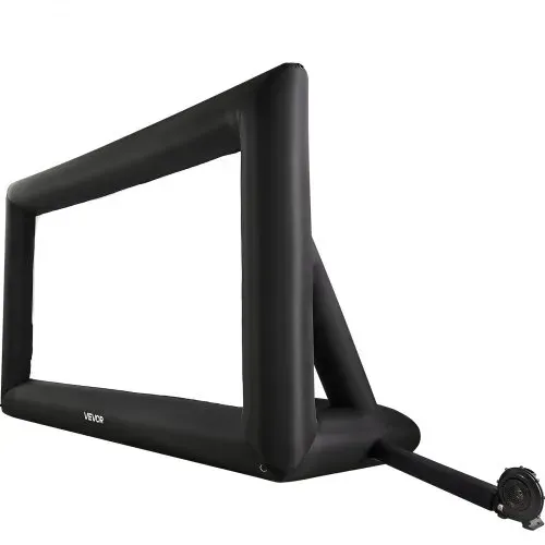 VEVOR aufblasbare Filmleinwand Projektion Beamer Leinwand aus 600D, Projektionsleinwand mit tragbarer Aufbewahrungstasche, 16:9, Filmprojektion für Heimkino Mottoparty Poolspaß (409 x 160 x 272 cm) – Bild 10