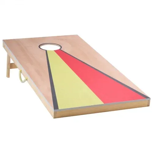VEVOR Cornhole Spiel Set (1255 x 600 x 302 mm) Cornhole-Spielbretter, tragbares Wurfbrett aus Massivholz, Cornhole-Spiel für Erwachsene, inkl. 8 Sitzsäcken & Griff, für Garten Hinterhof Camping – Bild 8