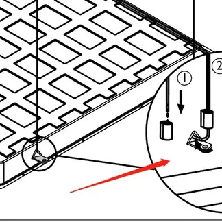 Synergy 21 LED light backlite panel 620*620 Seilabhängung für V4 PRO Synergy 21 LED light backlite panel 620*620 Seilabhängung für V4 PRO