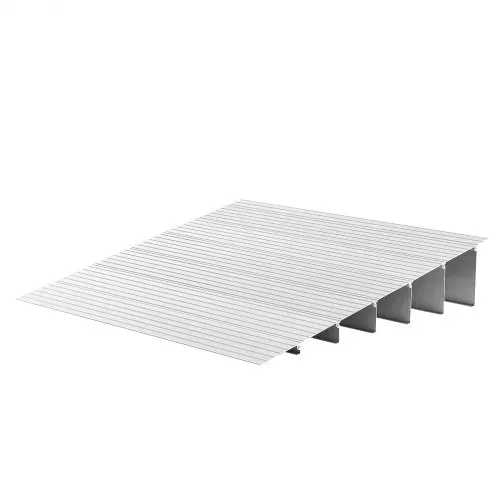VEVOR Türschwellenrampe, 805x865x155 mm, Rollstuhlrampe aus Aluminiumlegierung mit einer Tragkraft von 360 kg, Bordsteinrampen für Heimtreppen, Rollstühle Roller Gehhilfen Fahrräder Dreiräder – Bild 9
