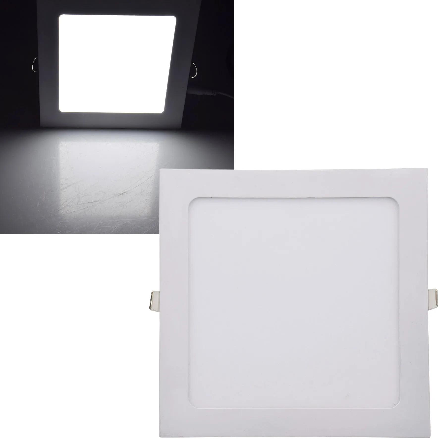 LED Licht-Panel „QCP-22Q“, 22,5×22,5cm 230V, 18W, 1650 Lumen,4200K #REST# LED Licht-Panel „QCP-22Q“, 22,5×22,5cm 230V, 18W, 1650 Lumen,4200K #REST#