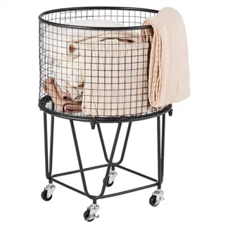 VEVOR Wäschewagen runder Wäschesammler mit 360°-Drehrädern 40 L mit 27 kg Tragkraft, Einkaufswagen aus Karbonstahl für Wäsche Einkaufen Camping Lebensmittel Gepäck, Wäschesortierer Wäschekorb VEVOR Wäschewagen runder Wäschesammler mit 360°-Drehrädern 40 L mit 27 kg Tragkraft, Einkaufswagen aus Karbonstahl für Wäsche Einkaufen Camping Lebensmittel Gepäck, Wäschesortierer Wäschekorb