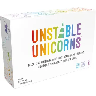 Unstable Unicorns, Kartenspiel Unstable Unicorns, Kartenspiel