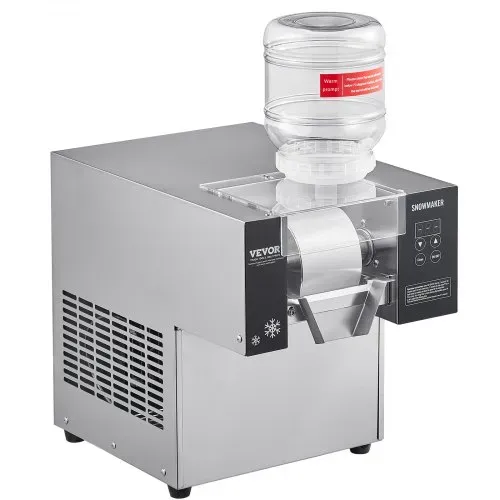 VEVOR Kommerzielle Schneeflocken-Eismaschine Schneeeisbereiter, 80 kg/24h Schneeflocken-Eismaschine, Eisrasierer elektrischer Schneekegel-Maker mit Luftkühlsystem & Touch-Screen für Bäckerei Café – Bild 9