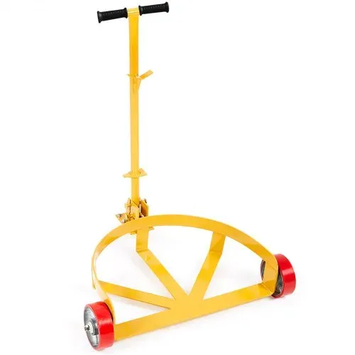 VEVOR Fassroller mit Griff Transportroller Rollbrett 250L Fass-Trolley Ø 620 mm Geeignet zum Transport von Fass bis zu einem Gewicht von 544kg Fasswagen mit 1 Universalrad & 2 Richtungsräder – Bild 10