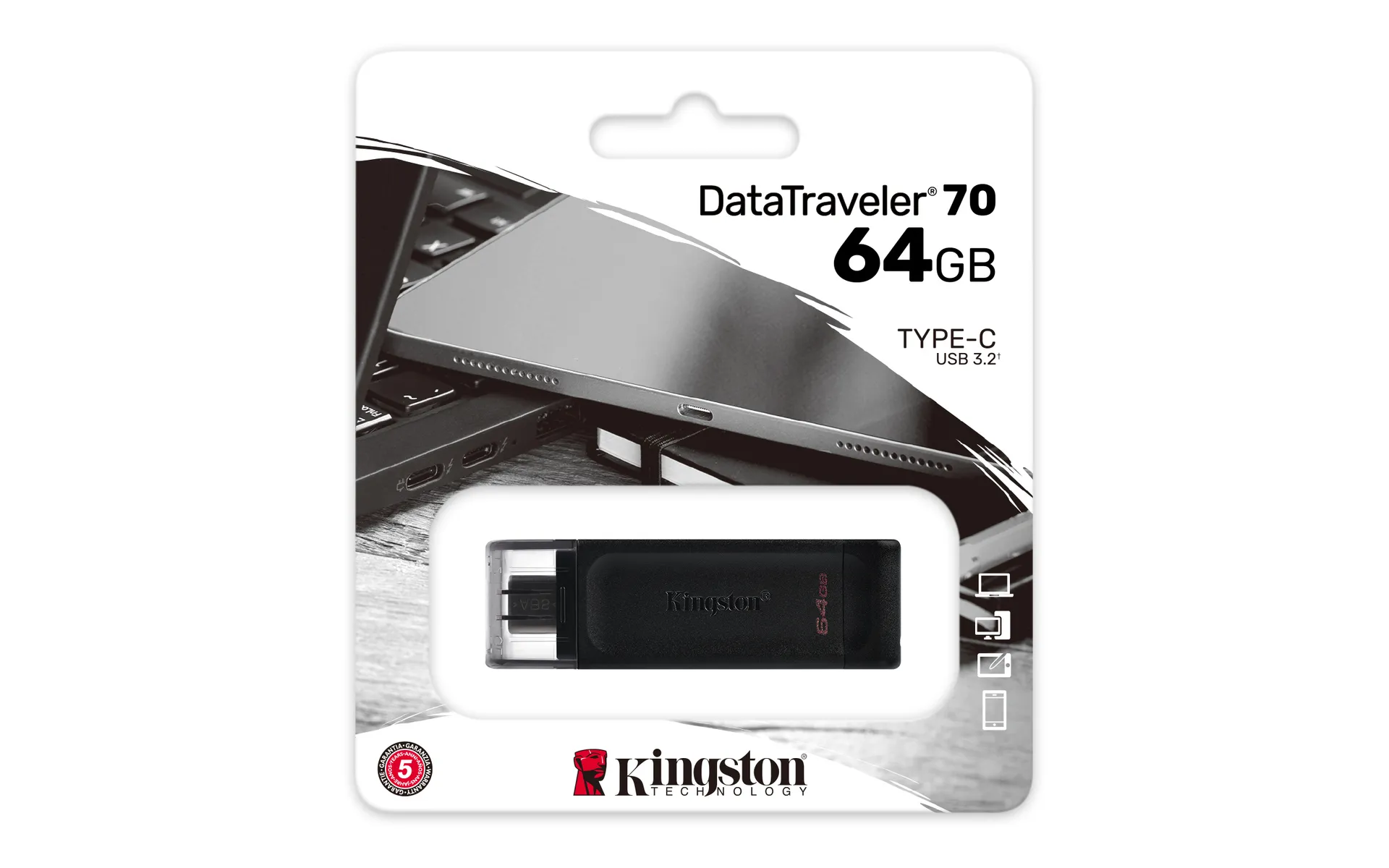 Kingston Technology DataTraveler 64GB USB-C 3.2 Gen 1 70 – Bild 5