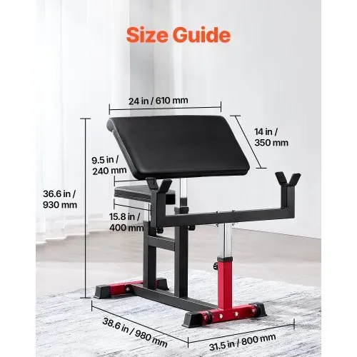 VEVOR Preacher Curlbank Bizepsmaschine für Krafttraining, (Max. Belastung 200 kg) Heim-Fitnessgerät, Bizepsstation für Langhantel und Kurzhanteln im Sitzen, verstellbare Hantelbänke VEVOR Preacher Curlbank Bizepsmaschine für Krafttraining, (Max. Belastung 200 kg) Heim-Fitnessgerät, Bizepsstation für Langhantel und Kurzhanteln im Sitzen, verstellbare Hantelbänke