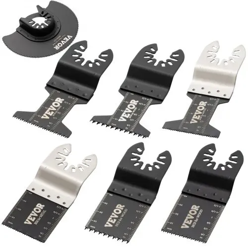 VEVOR 50x Sägeblatter Oszillierendes Zubehör Set HCS+Edelstahl Multitool Segmentsägeblatt 1-3/4 Zoll 1-3/8 Zoll 3-1/2 Zoll Multifunktionswerkzeug Zubehör Set für bevorzugten Werkzeugmarken – Bild 10