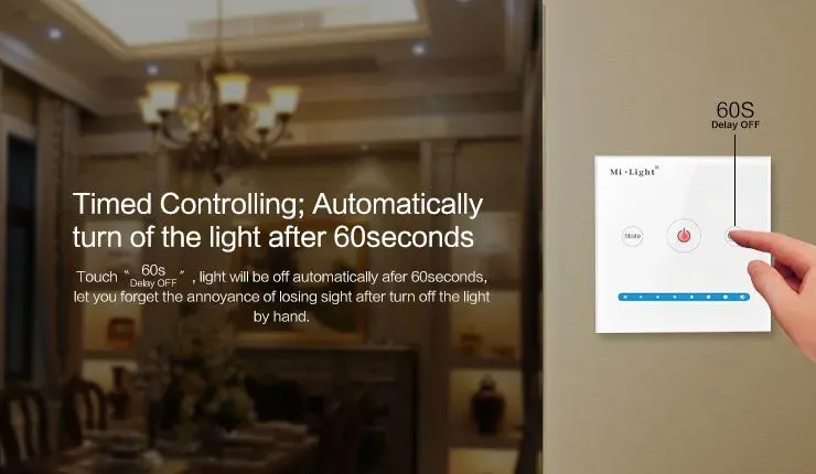 MiBoxer P1 LED Fernbedienung Smart Panel Controller(Brightness) – Bild 4