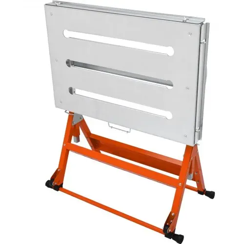 VEVOR Schweißtisch klappbar 76,2x50,8cm Werktisch 181kg Tragfähigkeit Höhenverstellbar von 63,5 bis 81,3cm Einstellbarer Winkel 0°/30°/90° Werkbank Kohlenstoffstahl Werkstatttisch mit Rädern – Bild 10