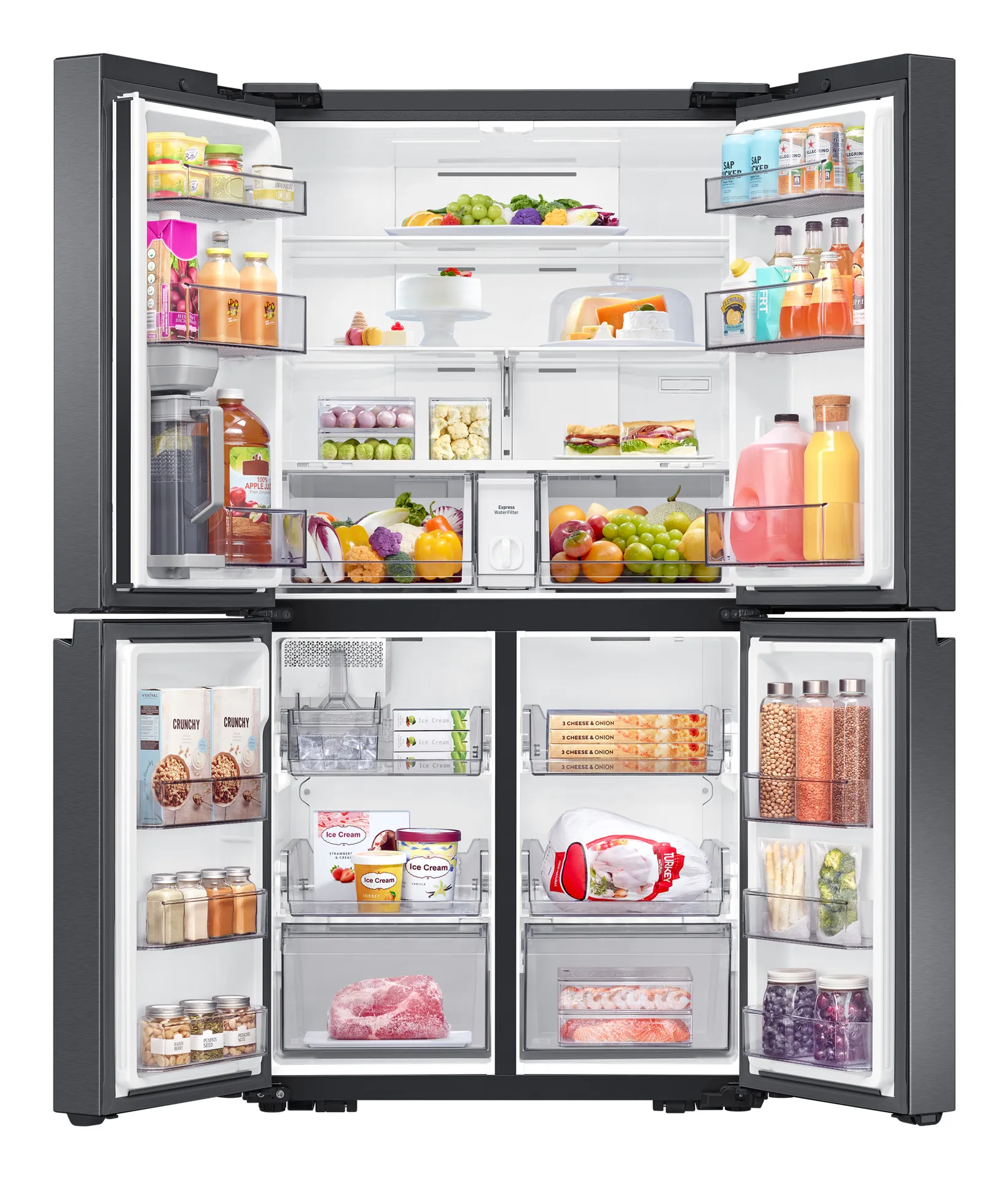 Samsung 4-Türen French Door Kühlschrank mit AI Energy Mode, 649 ℓ – Bild 5