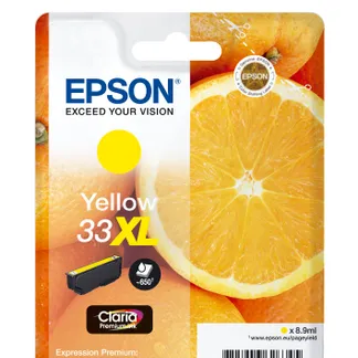 Epson Oranges Singlepack Yellow 33XL Claria Premium Ink Epson Oranges Singlepack Yellow 33XL Claria Premium Ink