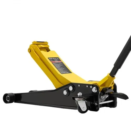 VEVOR Hydraulischer Rangierwagenheber 3 t Tragkraft, Wagenheber aus Stahl mit Doppelkolben-Schnellhubpumpe & Fußpedal, Autoheber für Sportwagen SUVs Pickups, 75-500 mm Hubbereich, Rennwagenheber – Bild 8