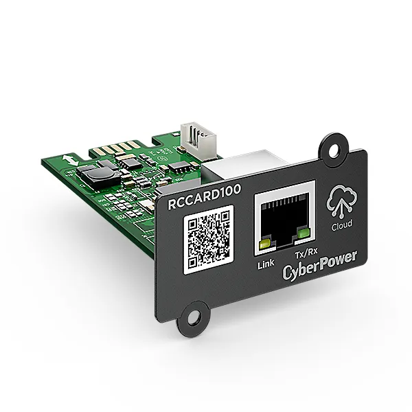CyberPower RCCARD100 Cloud-Netzwerkkarte für PP Cloud Dienst Ethernet 100Base-TX , Ethernet 10Base-T für Expansion Port – Bild 2