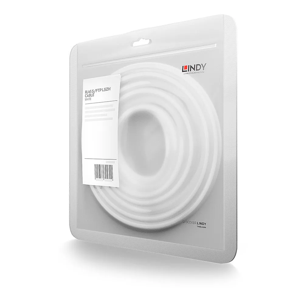 Lindy 47322 Netzwerkkabel Weiß 1 m Cat7 S/FTP (S-STP) – Bild 2