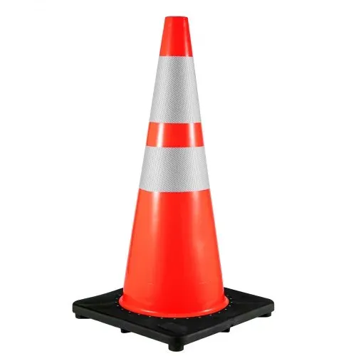 VEVOR 6er-Pack 36-Zoll-Verkehrskegel, Sicherheits-Straßenparkkegel mit schwarzer beschwerter Basis, Orangefarbene PVC-Verkehrssicherheitskegel, Gefahrenkegel – Bild 9