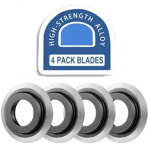 VEVOR Abisoliermaschine Klingen 4 Klingen Ein Set, Kabelabisoliermaschine Blätter 53 mm Außendurchmesser, Kabel Abisolierwerkzeug Ersatzklingen 28 mm Innendurchmesser, Kabelschäler Blätter Zubehör – Bild 2