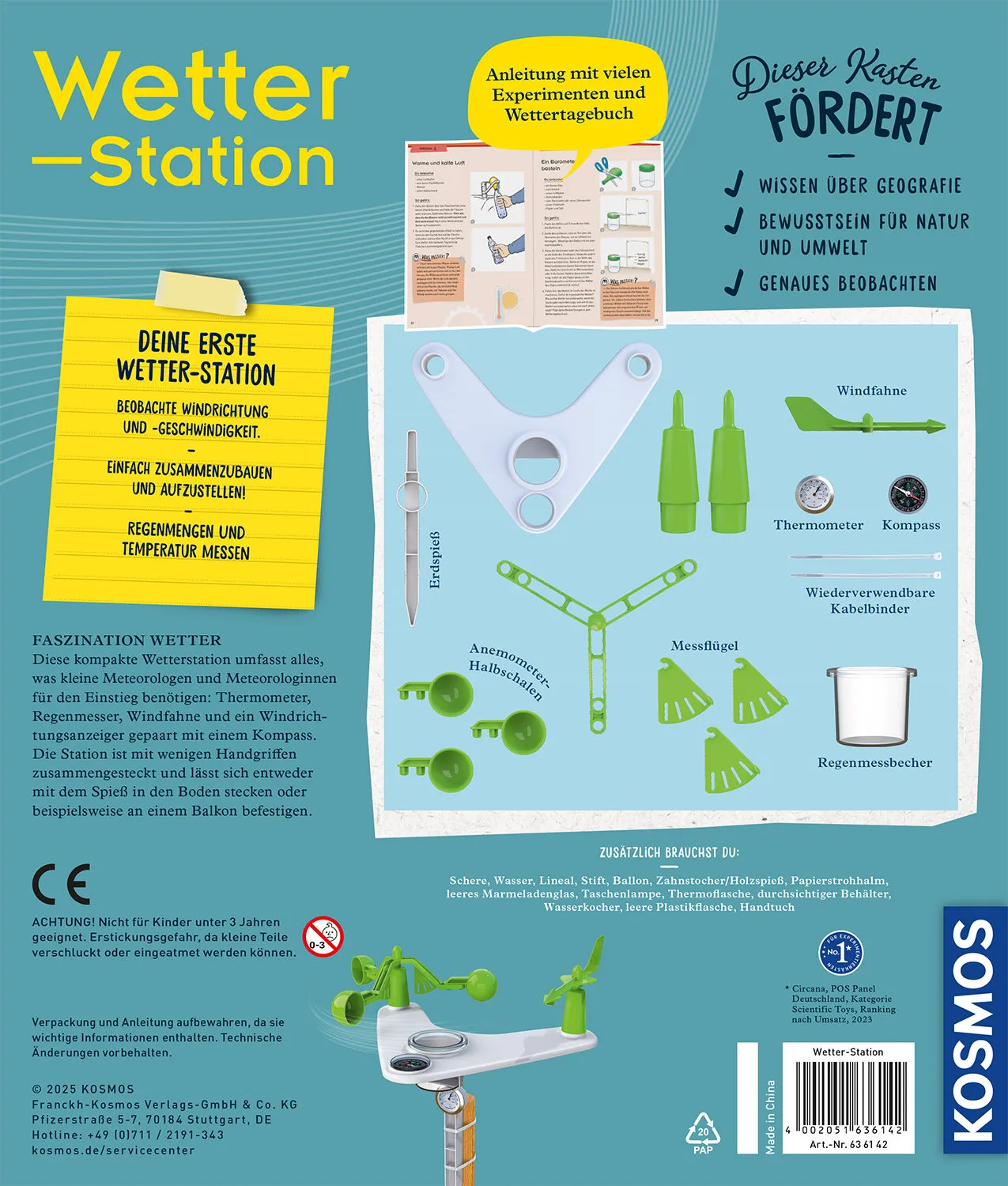 Kosmos 47855794 Wissenschafts-Bausatz & -Spielzeug für Kinder – Bild 2