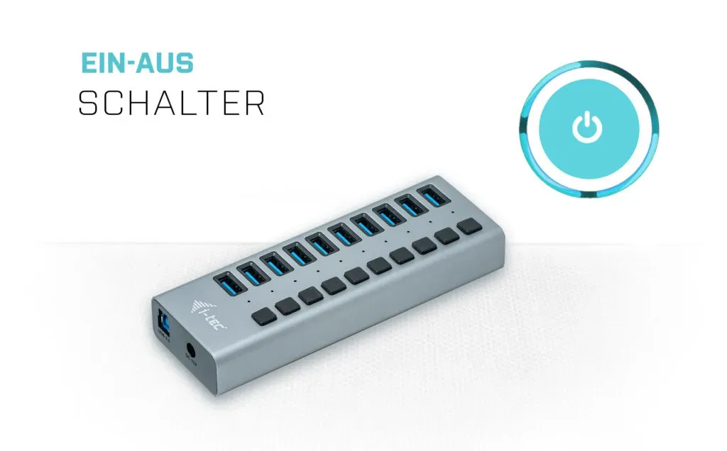 i-tec USB 3.0 Charging HUB 10 port + Power Adapter 48 W – Bild 6